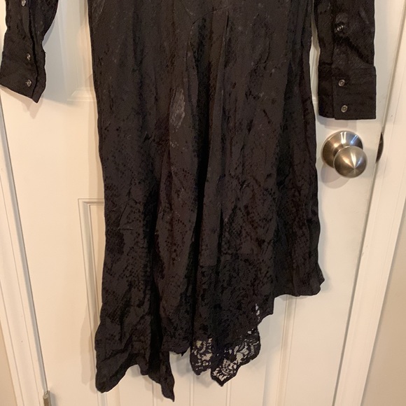 KOCHE COLLECTIVE Asymmetric Dress Black Size 2 - Picture 10 of 15